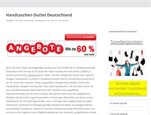 Tablet Screenshot of handtaschenoutlet.de